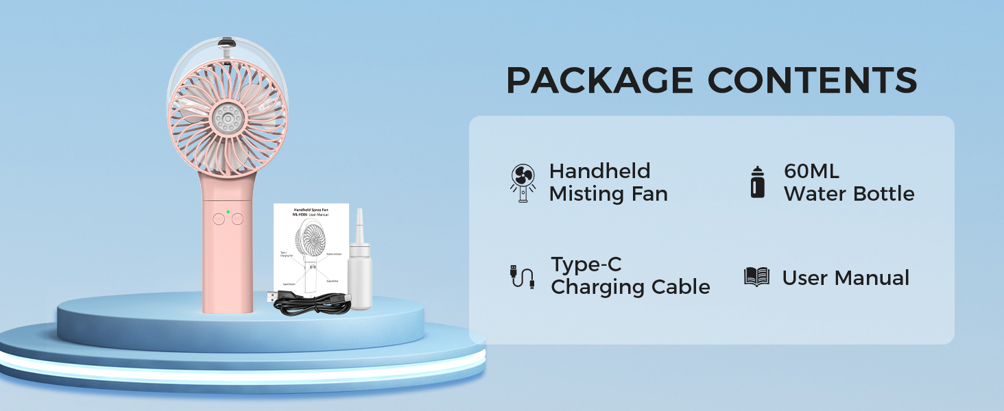 handheld misting fan