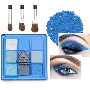 9 Colors Bule Eyeshadow Palette