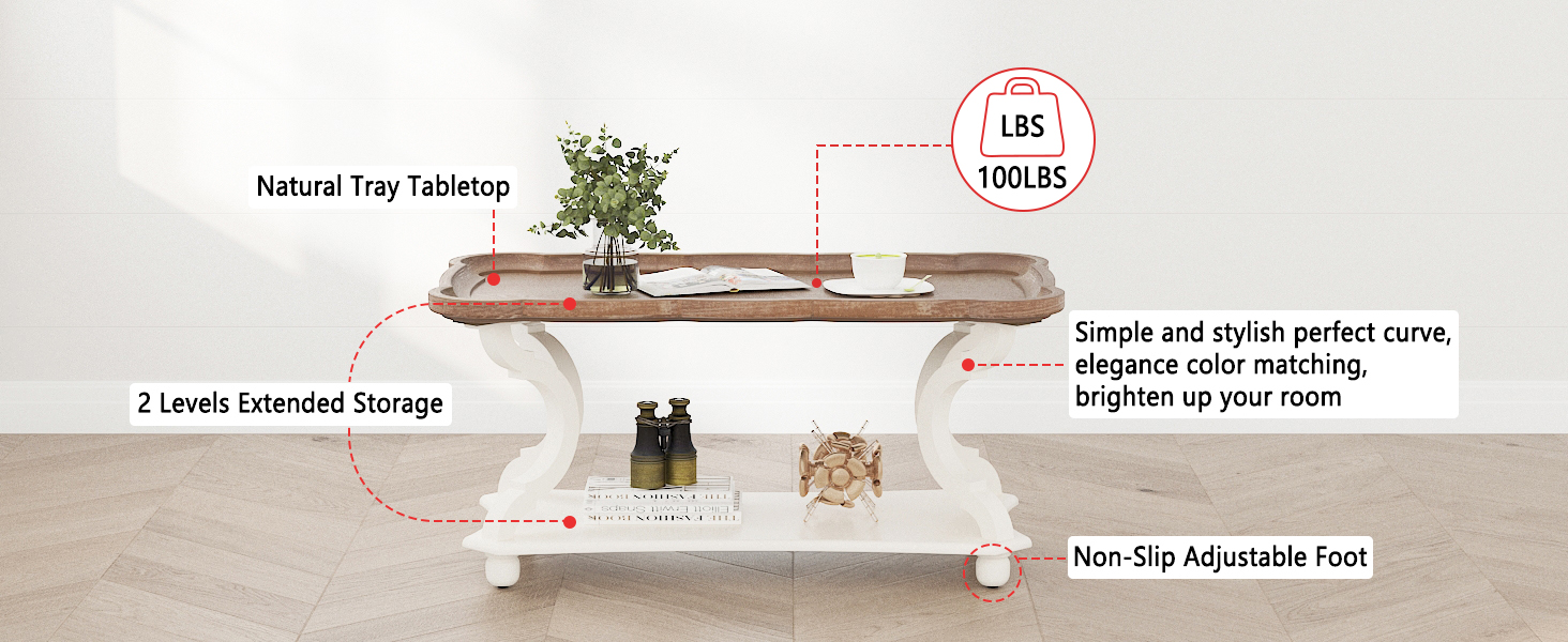 rustic white table