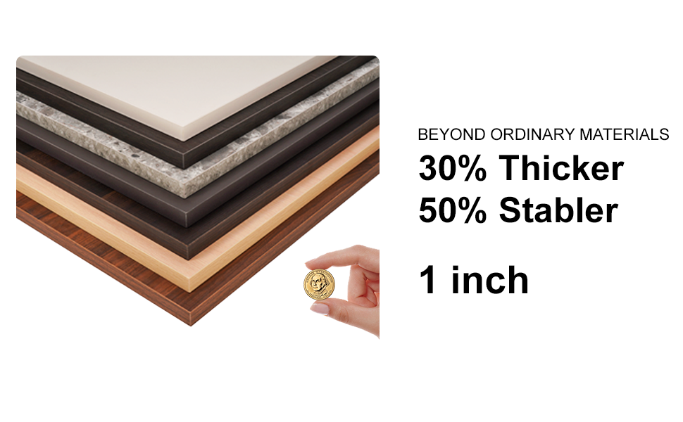 SSWOOD Countertop Wood Table Top, Workbench Top Soild