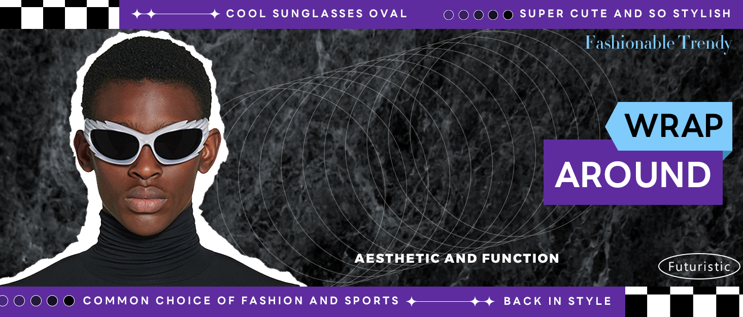 wrap around sunglass