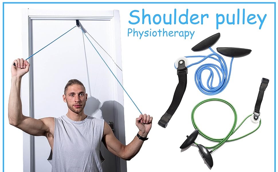 Zlongron Pulleys for Shoulder Rehab Over Door,Helps Promote