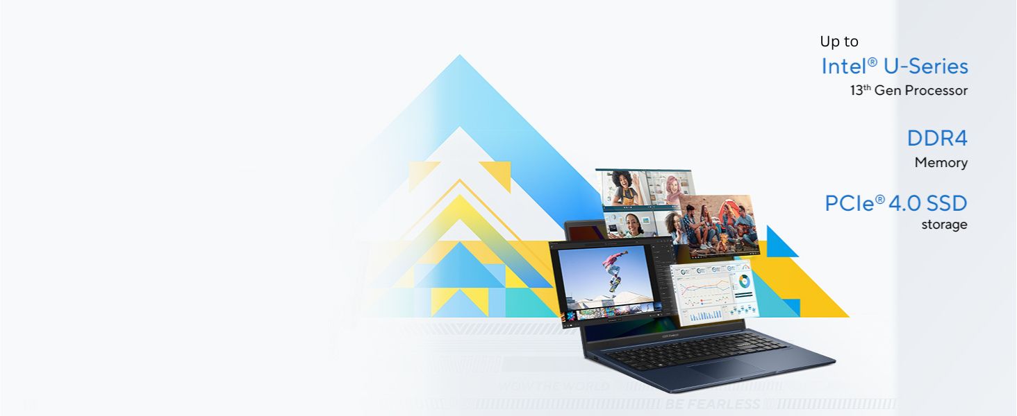  Comes with the Latest 13th Gen Intel Core Processor & DDR4 Memory. 