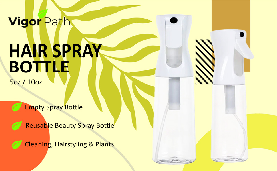 5oz Spray bottle 10oz spray bottle