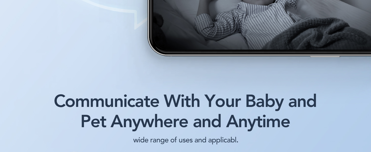 GNCC Dog Camera Puppy Camera, Pet Camera, 1080P WiFi Baby Monitor