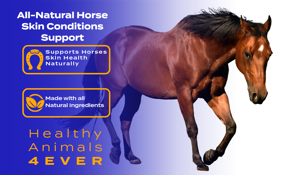 skin conditions support for horses skin health naturally made with all natural ingredients