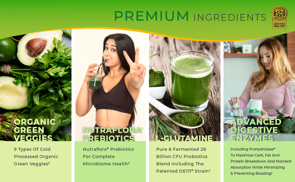 One Sol Greens, Super Greens Powder to Reduce Bloating