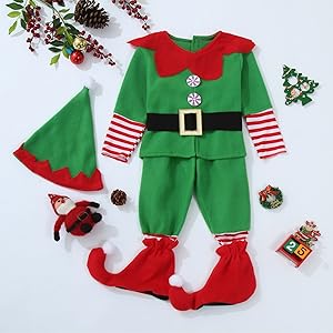 Vestitino Bimba Natale Costume Da Renna Per Neonati Completo Con