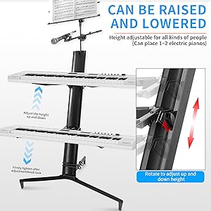 鍵盤楽器 Spider Pro Keyboard Stand K&M 18860 Spider Pro Keyboard Stand - Black | Sweetwater