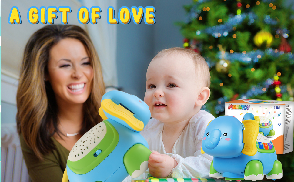 MOONTOY Musical Crawling Baby Toys 6 to 12 Months Boy Girl