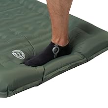 Camping mat foot pump easy inflation