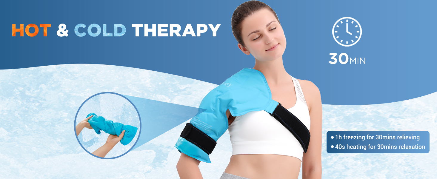 Comfytemp Shoulder Ice Pack, Reusable Shoulder Ice Pack Wrap for Hot