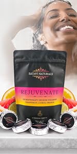 Most Potent Rejuvenate Aromatherapy Shower Steamers Grapefruit Citrus Orange Scented Natural