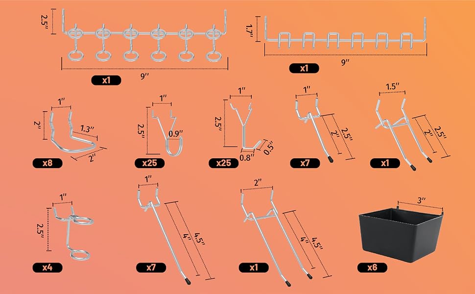 pegboard size
