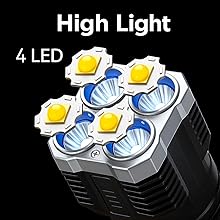 4 led torch 4 in 1 torch heavy led torch 2 km range torch powerfull torch