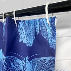 Stall shower curtain