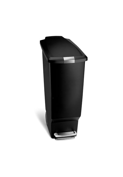 Simplehuman 40L Slim Plastic Trash Can