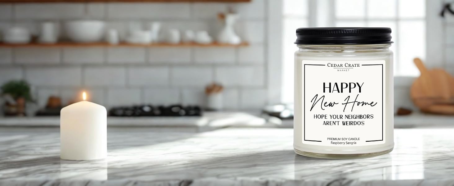 Candle for reading in your new home