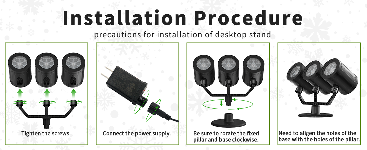 outdoor projector christmas lights