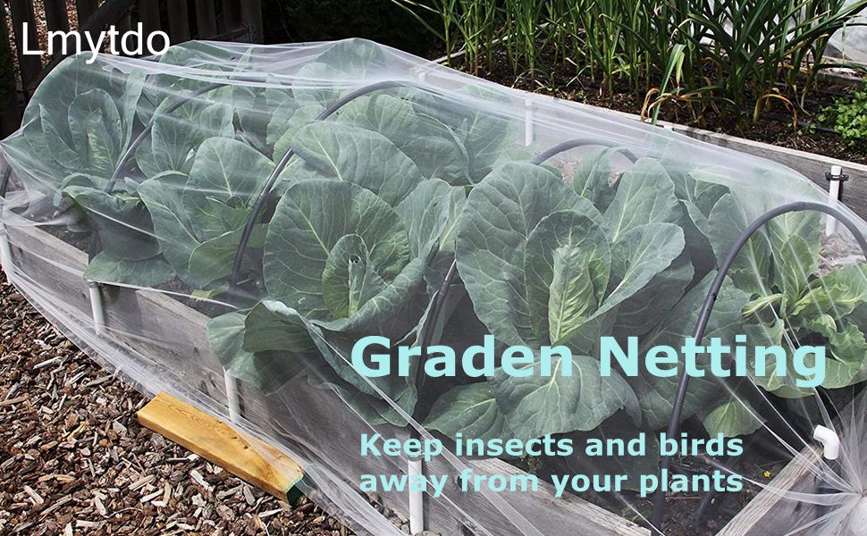 Insect Netting Mesh Garden Netting Fine Mesh Butterfly Garden Netting 40 Mesh per Inch for