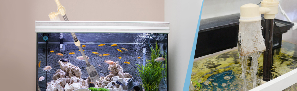 Adjustable Fish Tank Aquarium Gravel Cleaner Kit
