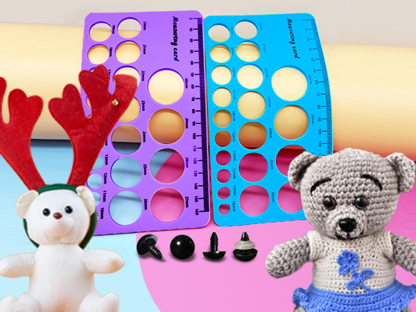 Safety Eyes size measurement tool