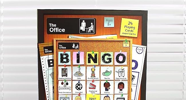 amazon-com-the-office-bingo-board-game-for-24-players-great-for-an-office-party-and-birthday-celebrations-toys-games for Bob Ross Bingo Free Printable Amazon.com: The Office Bingo Board Game for 24 Players | Great for an Office Party and Birthday Celebrations : Toys & Games for Bob Ross Bingo Free Printable