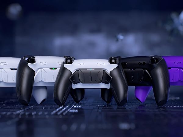 PS5カスタムコントローラー Luna Rise 4 Plus Max TMR Amazon.com: eXtremeRate RISE4 Plus MAX Back Paddles Kit with