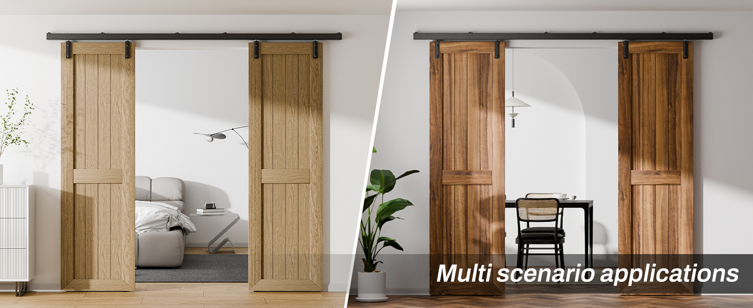 box rail barn door hardware kit