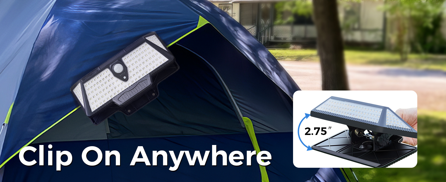 clip on solar lights outdoor 
