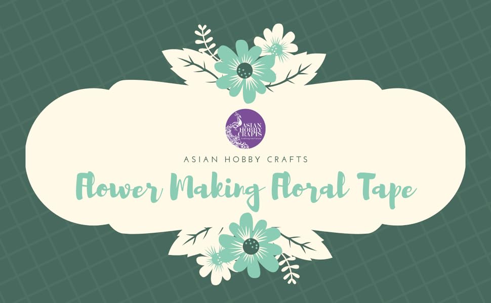 Asian Hobby Crafts Floral Tape for Flower Making (Green) Amazon.in