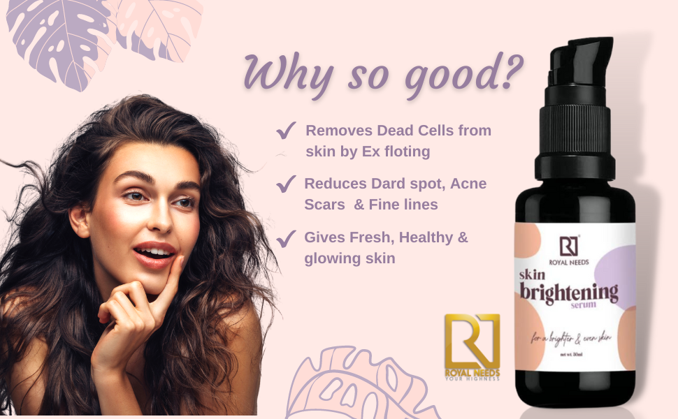 ROYAL NEEDS ; YOUR HIGHNESS Skin Lightening Whitening Serum with Kojic