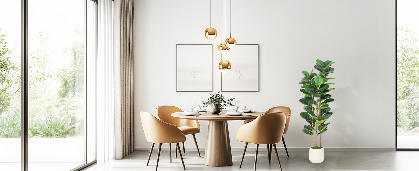Faux Fiddle Leaf Fig Tree