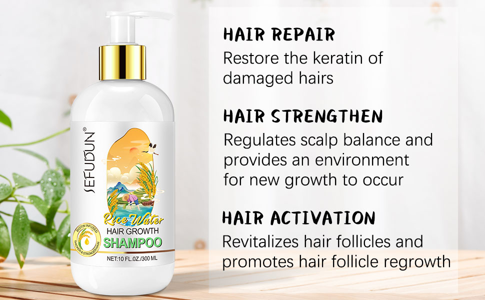 Rice Water Hair Growth Shampoo