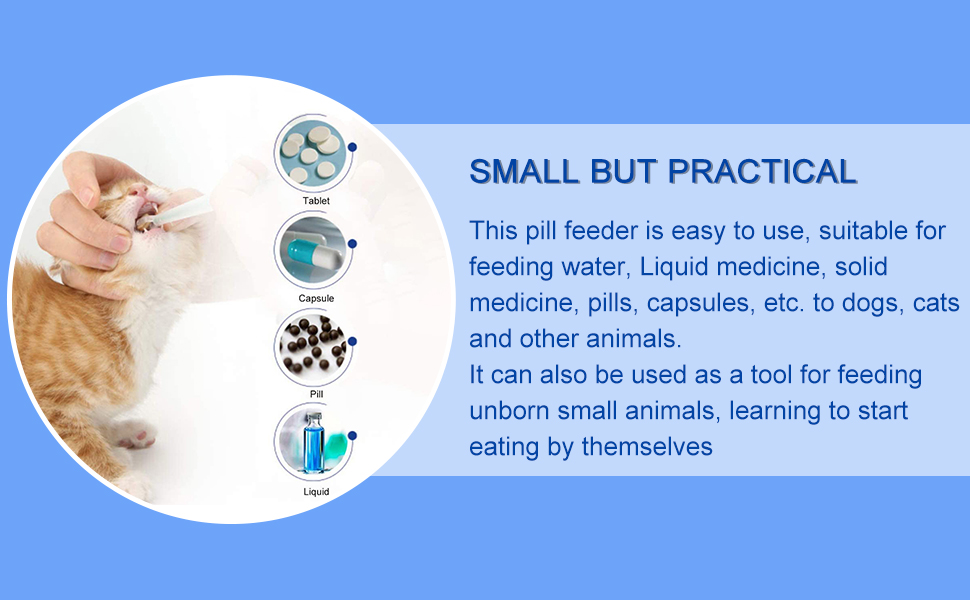 BAOSROY Pet Pill Dispenser,Cat Pill Dispenser,Dog Pill Dispenser,Cat