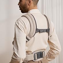 BabyBjörn Baby Carrier Harmony, Woven mélange, Light beige