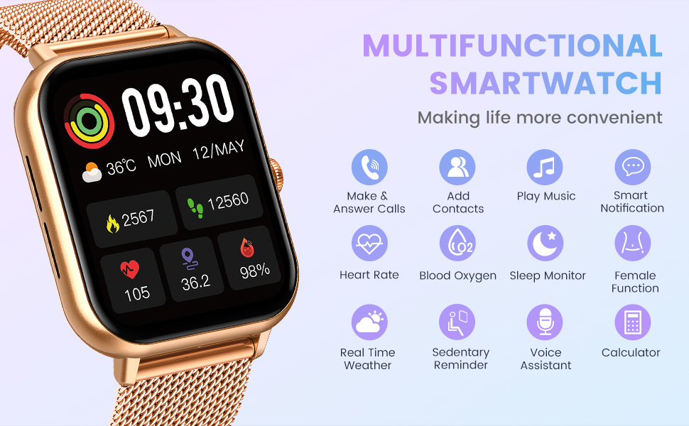 Relogio Smartwatch Feminino