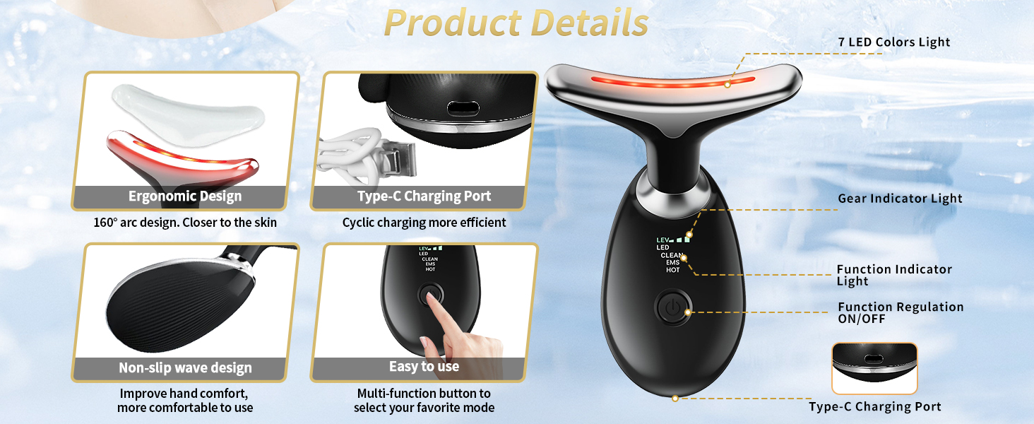 Face and neck Massager