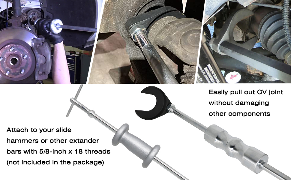 ReluxGo Inner CV Axle Removal Tool 48mm with Nut, Front