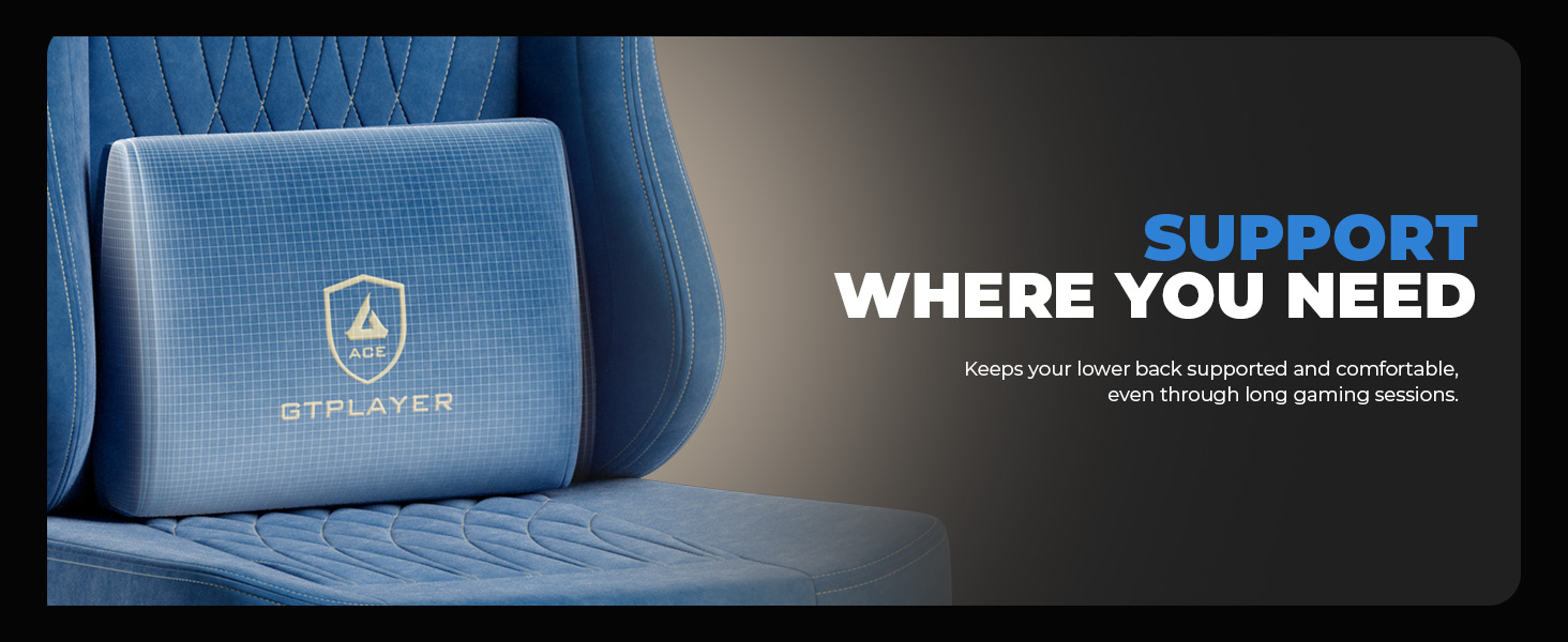 GTPLAYER Big and Tall Gaming Chair with Footrest ACE-PRO