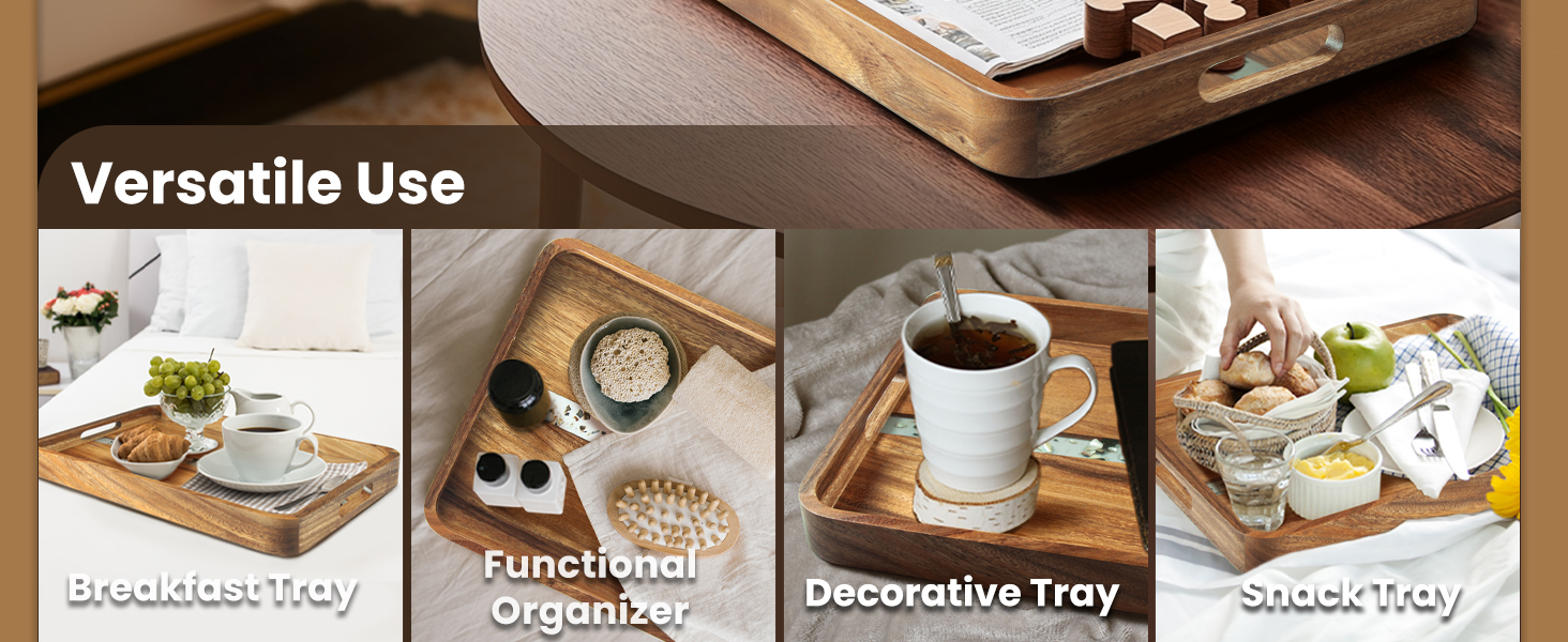 Acacia Wood Serving Tray