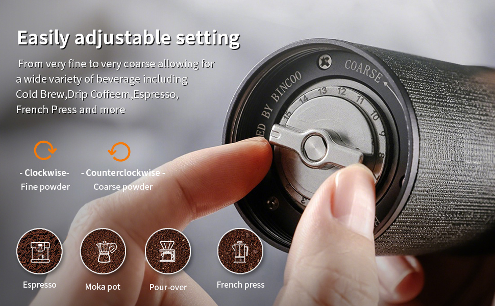 adjustable setting