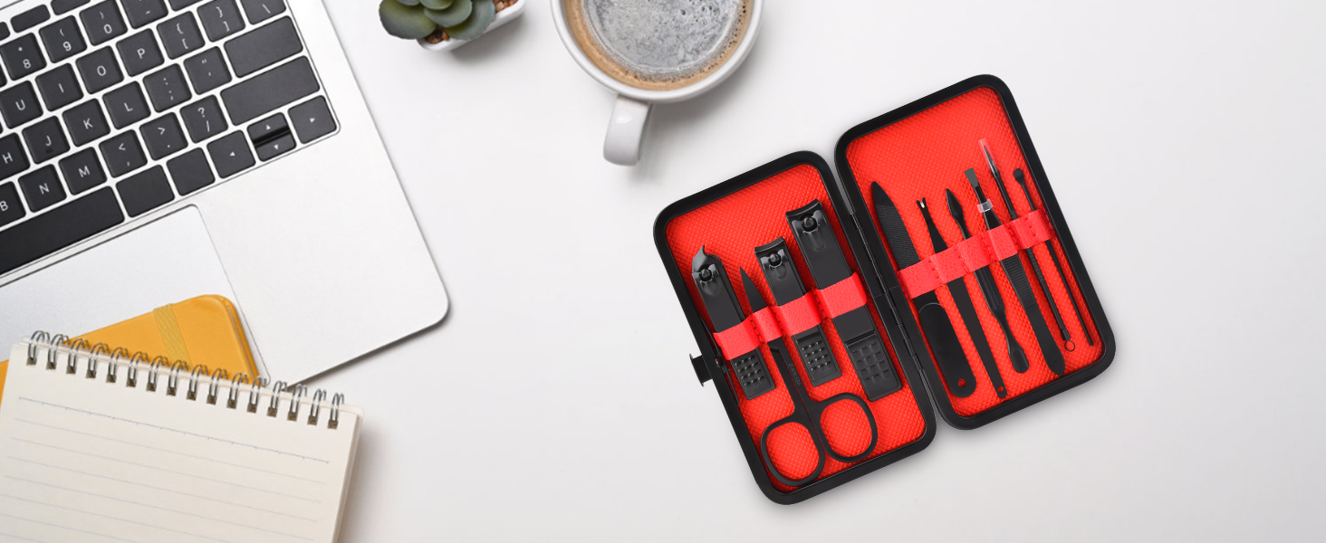 A manicure kit for business travel