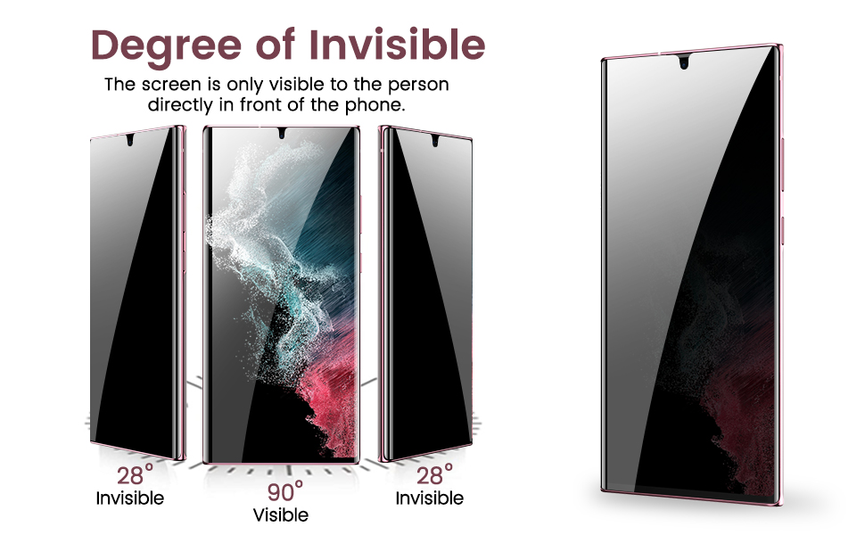 MOHAVE 2 Pack [Auto Alignment/Dust Removal] Privacy Screen