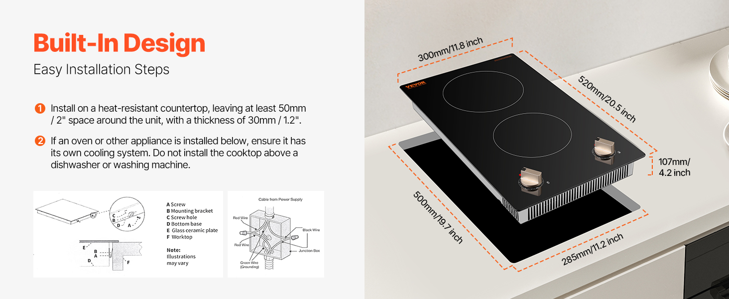 120 volt cooktop