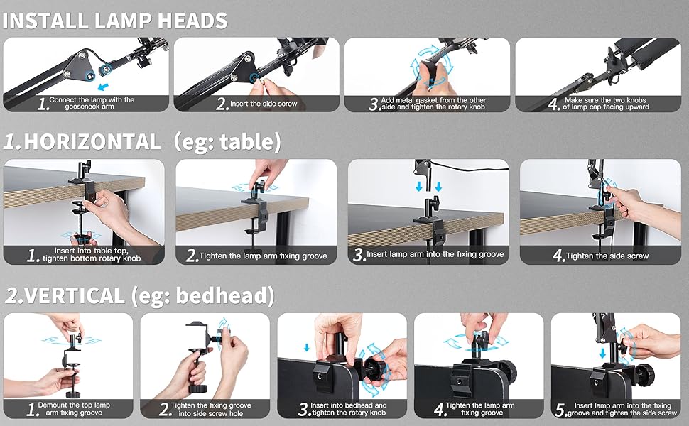LED desk lamp