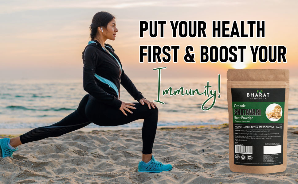 Bharat Ayurveda Shatavari Root Powder/Asparagus Racemosus 200 GM by Powder - 200 GM