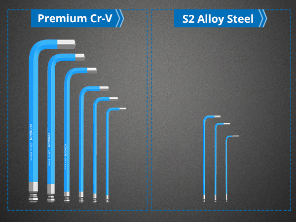 ⭐︎mee⭐︎ VORXEON Allen Wrench Hex Key Set 1.5mm-10mm, 9PCS Metric