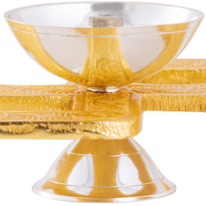 Decowill Brass Swastik Diya