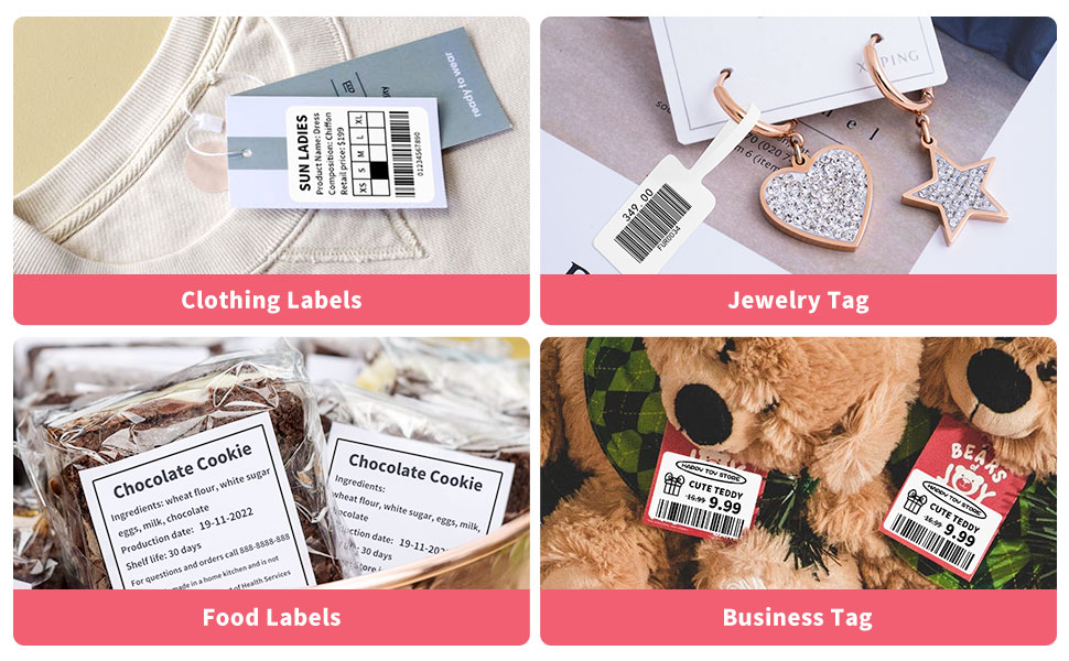 Pink Label Maker MachinePhomemo M110 Portable Bluetooth